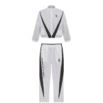 White and Black Hellstar Zip Up Tracksuit