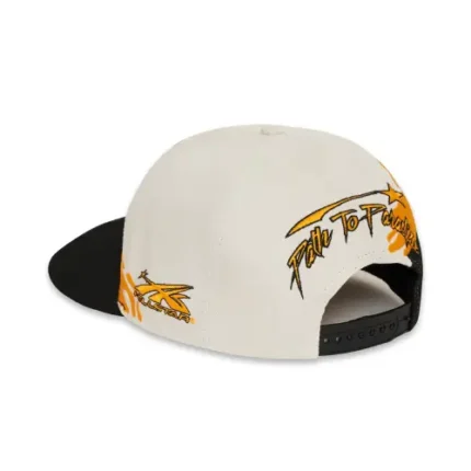 Hellstar Paintbrush Snapback Hat Yellow and Black